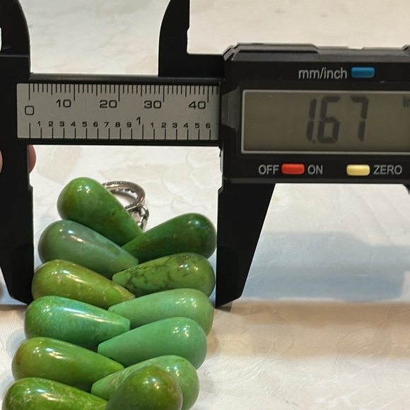 Barse Vintage Gaspeite Statement Teardrop Bracelet 8” in length 138.41 grams🔥🔥 - Picture 11 of 15